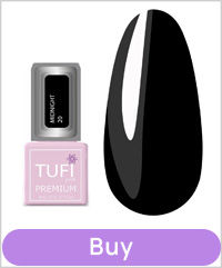 Gel Polish TUFI profi MIDNIGHT 20 Black Eclipse